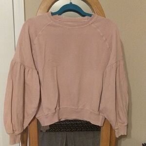 The Great. Pale Pink Sweatshirt